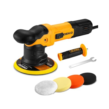 DEKOPRO 6" Dual Action Polisher - Ultimate Car Detailing & Waxing Tool