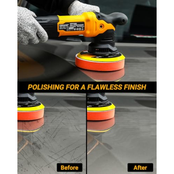 DEKOPRO Dual Action Car Polisher for Scratch & Swirl Removal