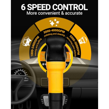 DEKOPRO Dual Action Car Polisher for Scratch & Swirl Removal