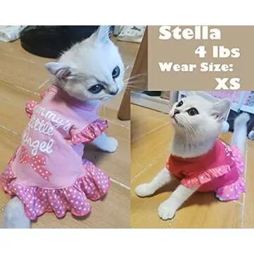 Stylish XPUDAC 4-in-1 Dog Dresses for Small Pets