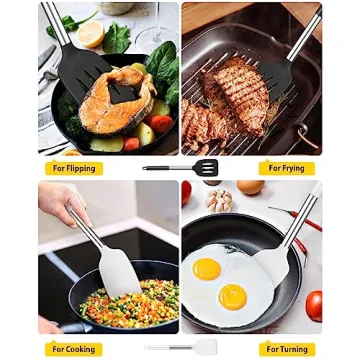 Silicone Spatula Set - Non-Stick & Heat Resilient Cookware