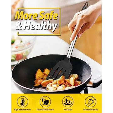 Silicone Spatula Set - Non-Stick & Heat Resilient Cookware