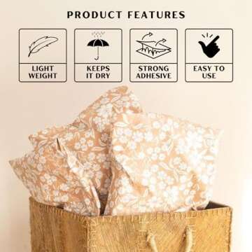 Poly Mailers 10x13 Inch 100 Pack Medium Shipping Bags Strong Thick Mailing Envelopes | Self Sealing ...