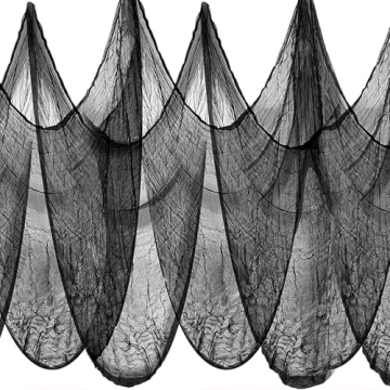 Creepy Cloth Halloween Decorations - Spooky 79x79 Inch Gauze Fabric