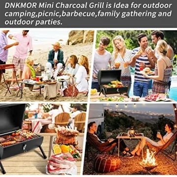 Compact Outdoor Charcoal Grill Perfect for Picnics