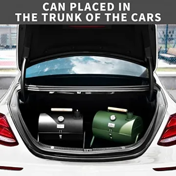 Compact Outdoor Charcoal Grill Perfect for Picnics