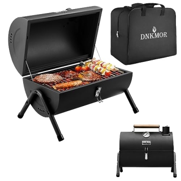 Compact Outdoor Charcoal Grill Perfect for Picnics