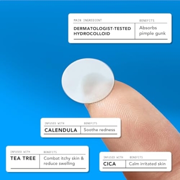 Avarelle Acne Patches - Fast-acting Hydrocolloid Zit Solution
