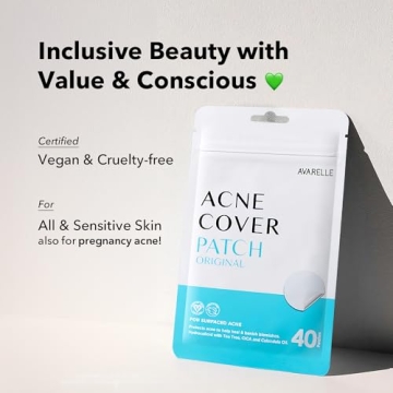 Avarelle Acne Patches - Fast-acting Hydrocolloid Zit Solution