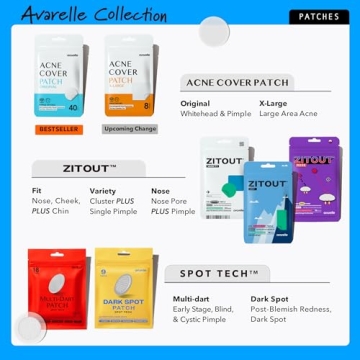 Avarelle Acne Patches - Fast-acting Hydrocolloid Zit Solution