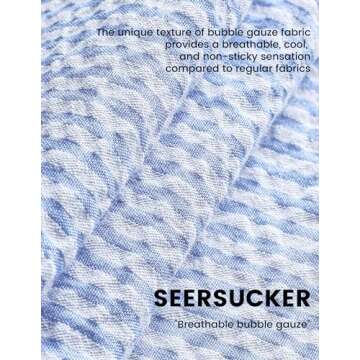 VATPAVE Mens Striped Summer Shirt Casual Button Down Short Sleeve Beach Shirts Cotton Linen Shirts for Men Small Light Blue