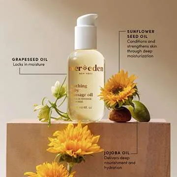 Evereden Soothing Baby Massage Oil 4 fl oz. | Clean Baby Care | Non-toxic and Fragrance Free | Clean...