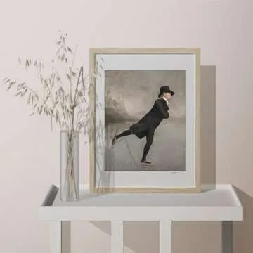 Canssape Vintage Farmhouse Wall Decor French Country Decor 8"x10" Sled Wall Art Prints Aesthetic Botanical Pictures Rustic Snow Winter Posters Wall Decor Set of 6 Gallery Decor(Unframed)