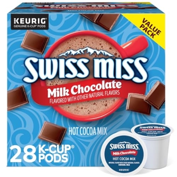 Swiss Miss Milk Chocolate Cocoa K Cups - 28 Count