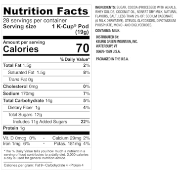 Swiss Miss Milk Chocolate Cocoa K Cups - 28 Count