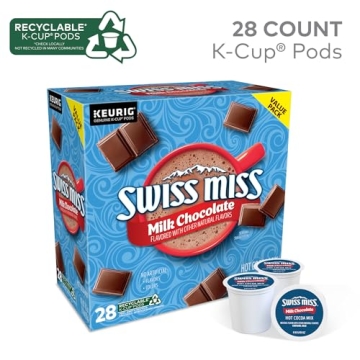 Swiss Miss Milk Chocolate Cocoa K Cups - 28 Count