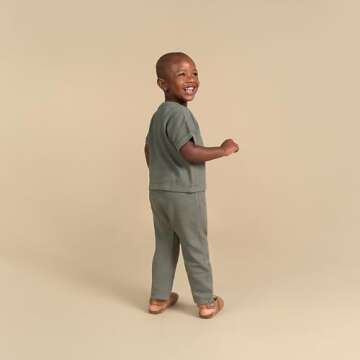 Modern Moments Baby Boys' Waffle Knit 2-Piece Set