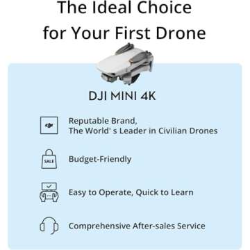 DJI Mini 4K Drone - Lightweight & Powerful Aerial Photography