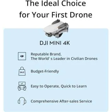 DJI Mini 4K Drone - Lightweight & Powerful Aerial Photography