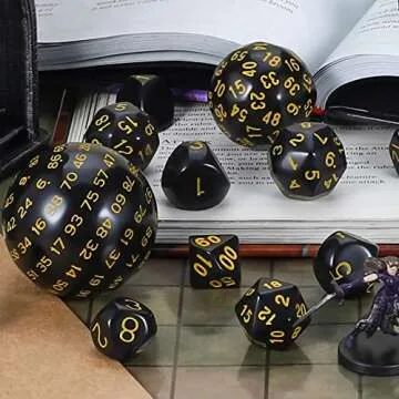 CiaraQ DND Polyhedral Dice Set for Tabletop Games