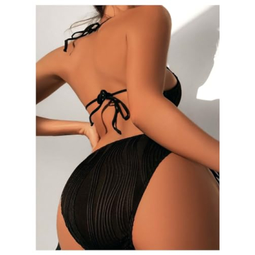 Verdusa Women's Tie Side Halter Swimsuit for Stylish Summer