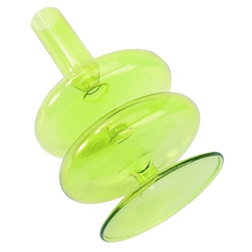 PRETYZOOM Retro Decor Glass Taper Candle Holder Candlestick Holder Pillar Candle Stand Table Centerp...