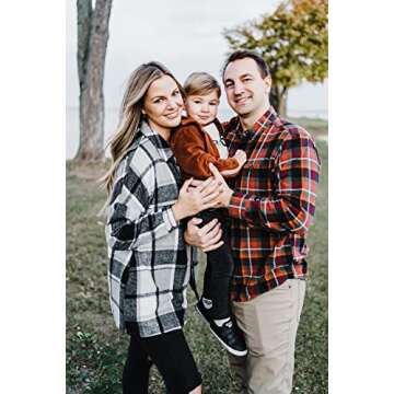 Stylish PRETTYGARDEN Women's Plaid Shacket Jacket