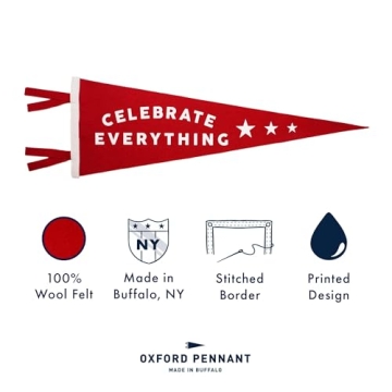 Hustle Pennant Motivational Wool Felt Wall Art - Black and Gold