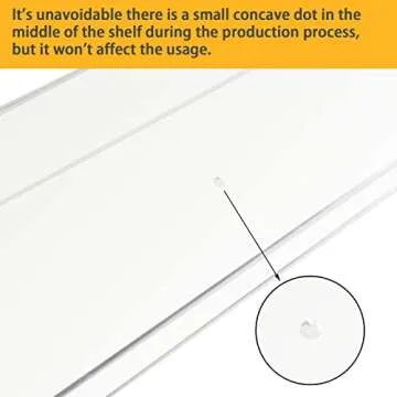 Weiai Clear Acrylic Floating Shelves 24 inches, Wall Bookshelf for Kids, Transparent Book Shelf Ledge for Wall, Set of 3