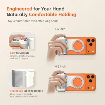 Innovative COMITOK MOCA Camera Grip for iPhone 17 Photography