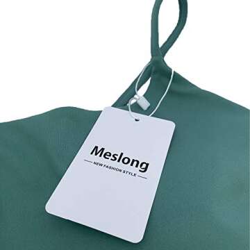 Meslong Women's Strappy Stretch Sports Bra Longline Yoga Tank Top Fitness Bra Workout Camisole Crop Tops for Teen Girl(Bean Green,Medium)