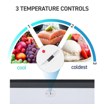 Commercial Cool Upright Freezer 6 Cu Ft with Reversible Door