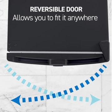 Commercial Cool Upright Freezer 6 Cu Ft with Reversible Door