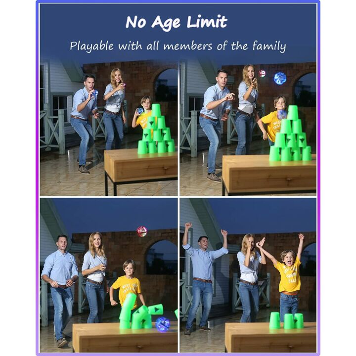 Pink Flying Orb Ball - Fun LED Fidget Spinner for Kids