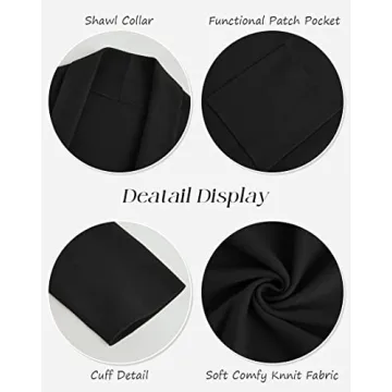 Women's Long Sleeve Maxi Cardigan with Pockets for Travel