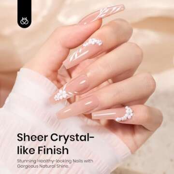 Beetles Nude Gel Nail Polish 15ml Neutral Brown Color Natural spring Gel Polish Set Mocha Mousse Cake Translucent Soak Off U V LED Nail Lamp Nail Art Gel 0.5Oz Gift for Women