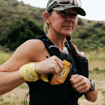 Bare Performance Nutrition, BPN Go Gel Endurance Gel, Vegan + Gluten Free Running Gel with 24g of Carbohydrates & 100 Calories per Gel Pack, 10 Single-Serving Gel Packs, Mango