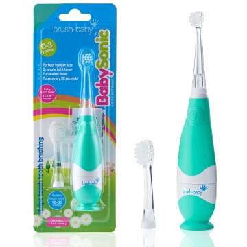 Brush-Baby BabySonic Electric Toothbrush - Fun for Ages 0-3
