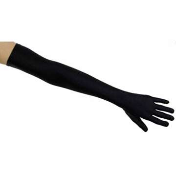 Greatlookz Fashion Matte Satin Opera Length Gloves - Elegant Style