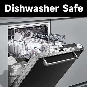 NIITAWH 3-Piece Stainless Steel Wok Utensils Set