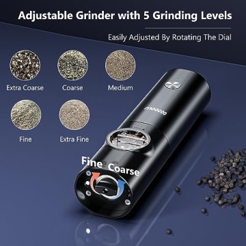 Electric Salt and Pepper Grinders - Perfect Gift Set