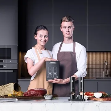 Electric Salt and Pepper Grinders - Perfect Gift Set