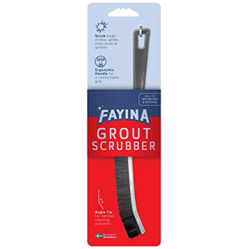 FAYINA Grout Cleaner Scrub Brush for Home Cleaning