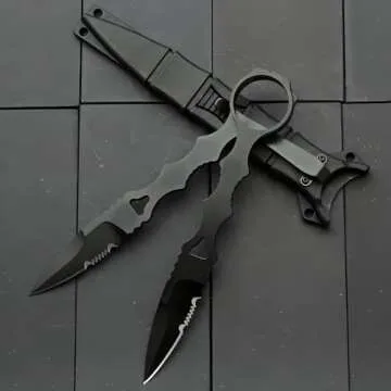 Portable 6.7 Inch Knife with Fixed Blade and Sheath