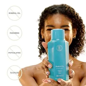 TPH BY TARAJI Hustle & Co Hydrating Co-Wash with Olive Oil, Shea Butter & Sage | Nourishing Hair Rinse, Sulfate Free Shampoo for Curly & Coily Hair | Cruelty-Free, Vegan | For Women & Men, 12 fl oz