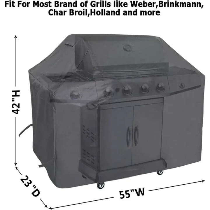 NEXCOVER 55 Inch Waterproof BBQ Grill Cover