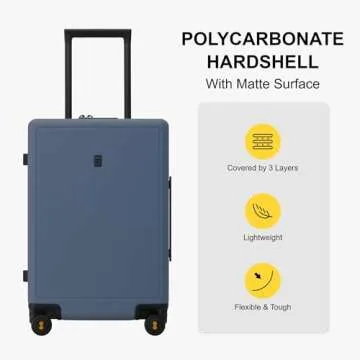LEVEL8 20 Inch Carry-On Luggage for Stylish Travelers