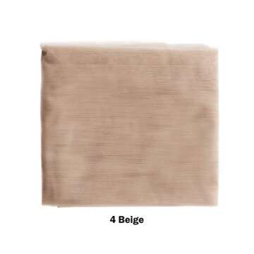 YANTAISIYU 1 Yard Swiss Lace Net for Wig and Wig Caps Making or Lace Closure Hair Net for Repair Fou...