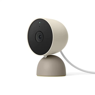 Google Nest Security Cam (Wired) - 2nd Gen Linen, 1080p, Smart Alerts