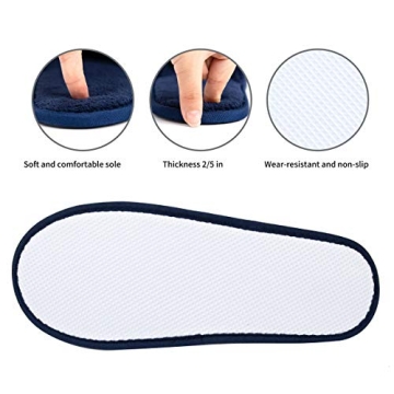 Spa Slippers Closed Toe 12Pairs Disposable Indoor Comfort